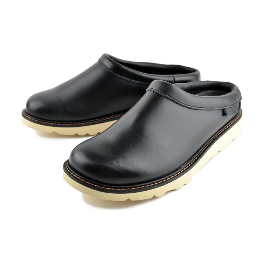 Schott N.Y.C（ショット） Schott LEATHER CLOG BLACK s23004-010