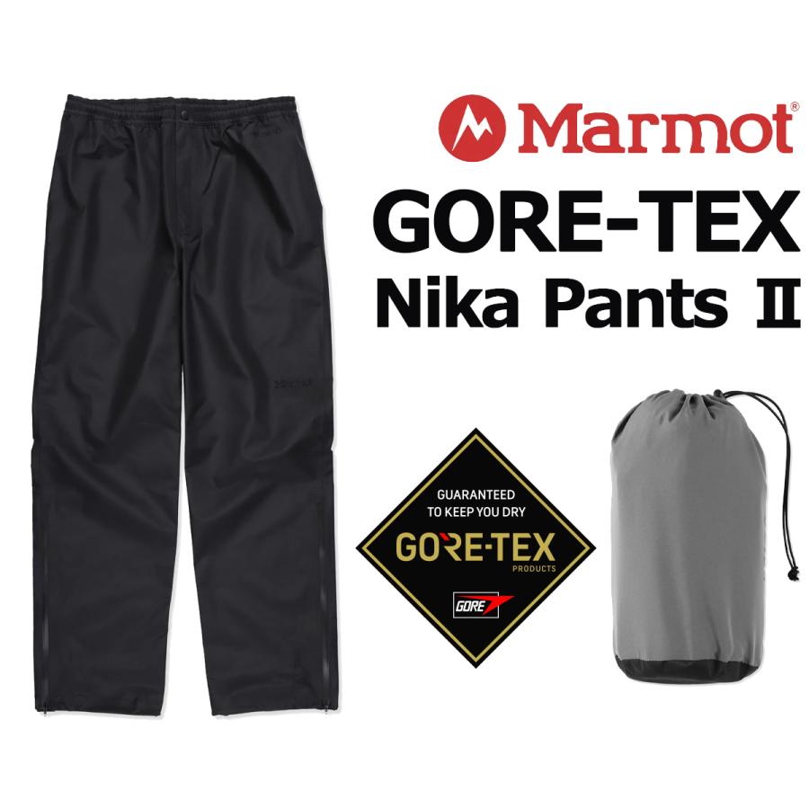 Marmot（マーモット） Marmot GORE-TEX NIKA PANTS II BLACK tssmr406 ゴアテックス ニカパンツ ...