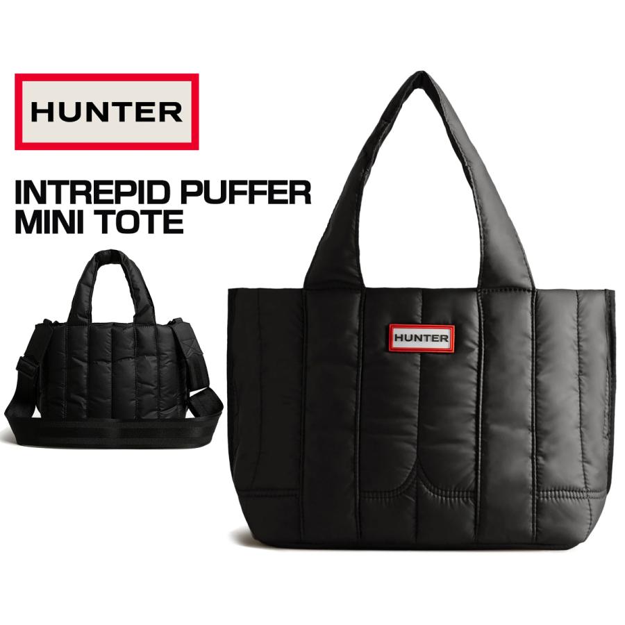HUNTER（ハンター） HUNTER ORIGINAL INTREPID PUFFER MINI TOTE BLACK 
