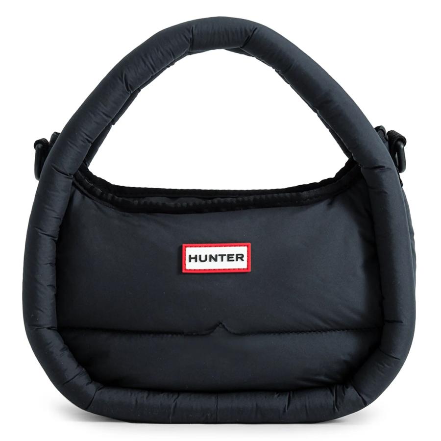 HUNTER（ハンター） HUNTER FRAMED PUFFER MIDI HOBO BLACK ubx3712kbm 