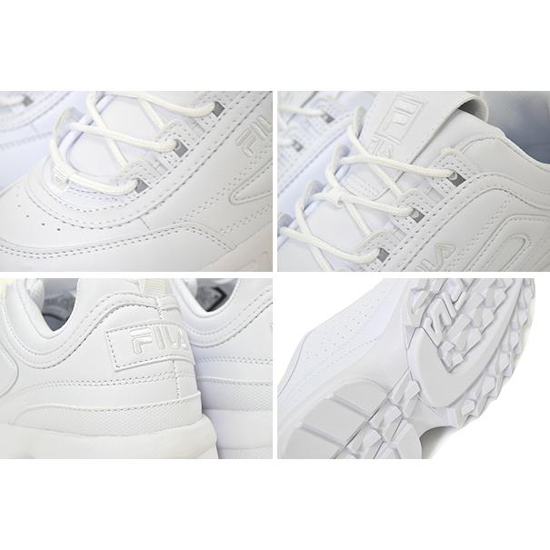 FILA DISRUPTOR 2 WHITE/WHITE uss23029-101 フィラ ディスラプター 2 ホワイト スニーカー ユニセックスサイズ｜limited-edition｜04