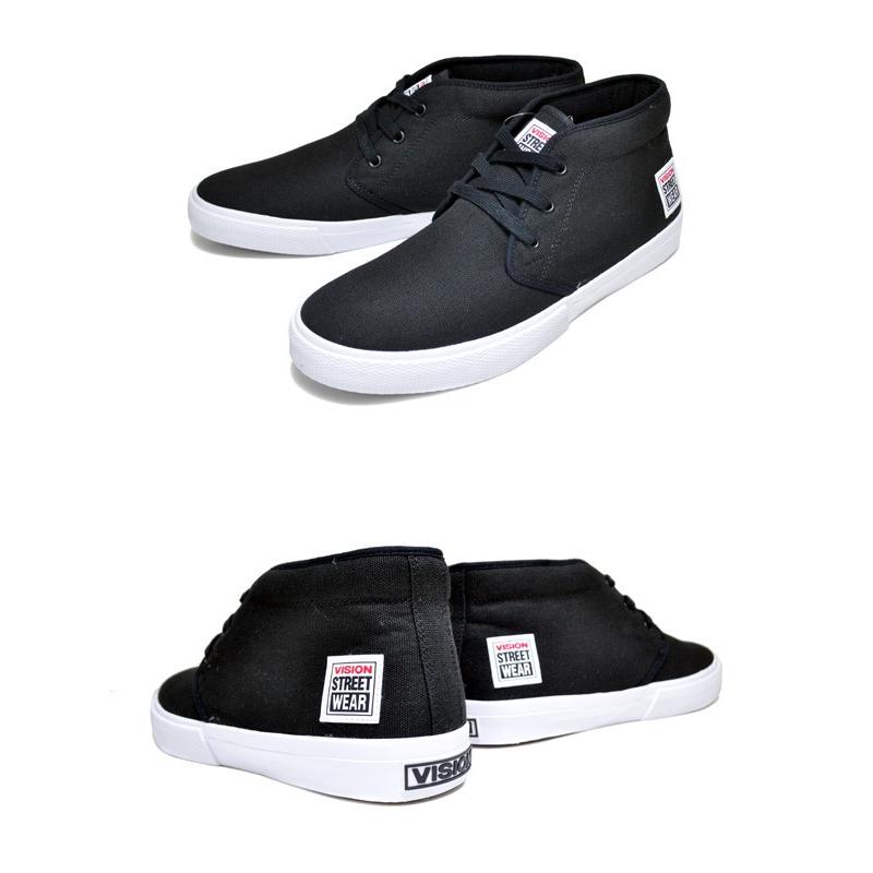 VISION STREET WEAR YUMA CHUKKA BLACK vsw-6354-010 ヴィジョン ユーマ チャッカ スニーカー スケート ビジョン ストリート ウェア ブラック｜limited-edition｜03