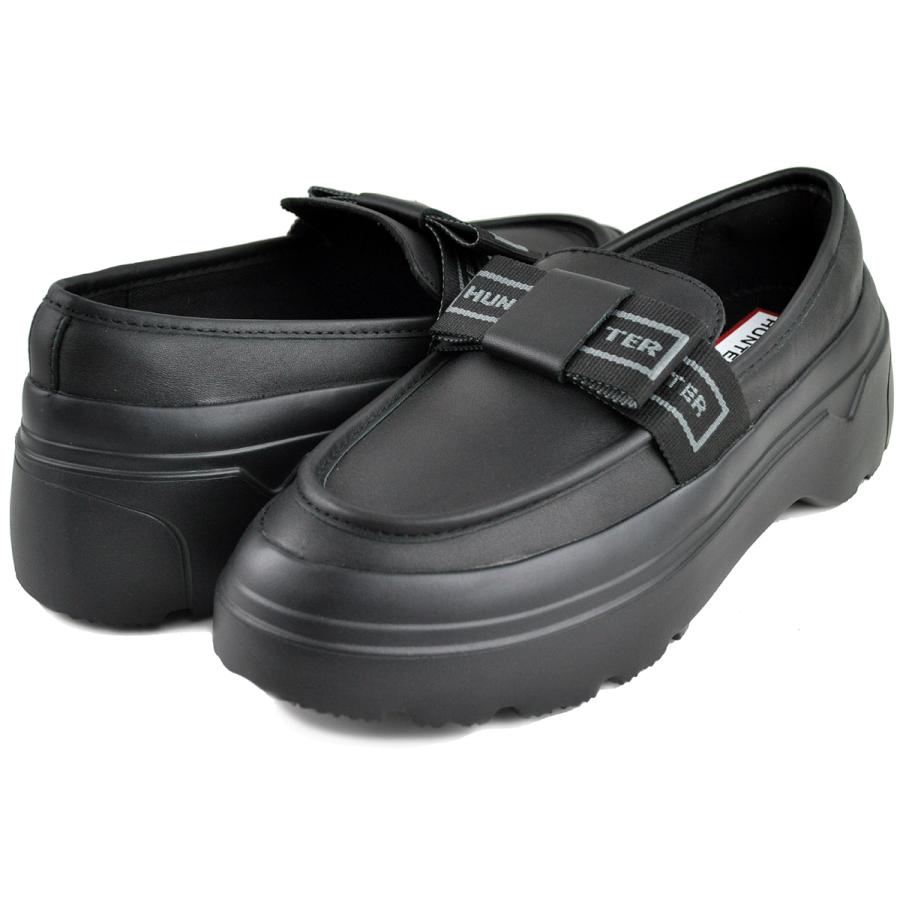 HUNTERリファインド エクスプローラー フラットフォーム ボウ ローファー ハンター HUNTER リファインド エクスプローラー フラット