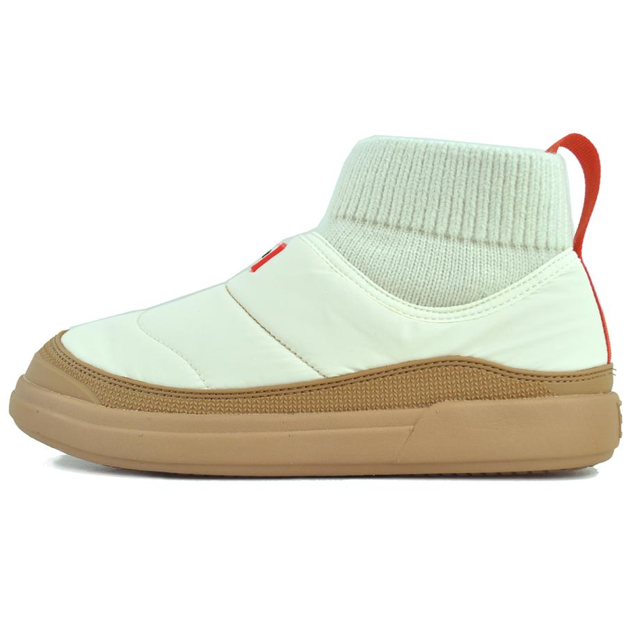 HUNTER（ハンター） HUNTER IN/OUT PUFFER KNIT BOOT WHITE WILLOW