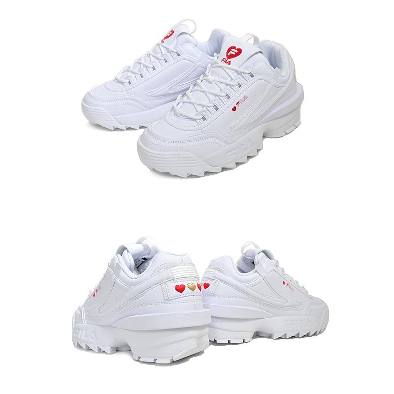 FILA（フィラ） FILA DISRUPTOR II EXP HEART WHITE/RED wfw23040-155 