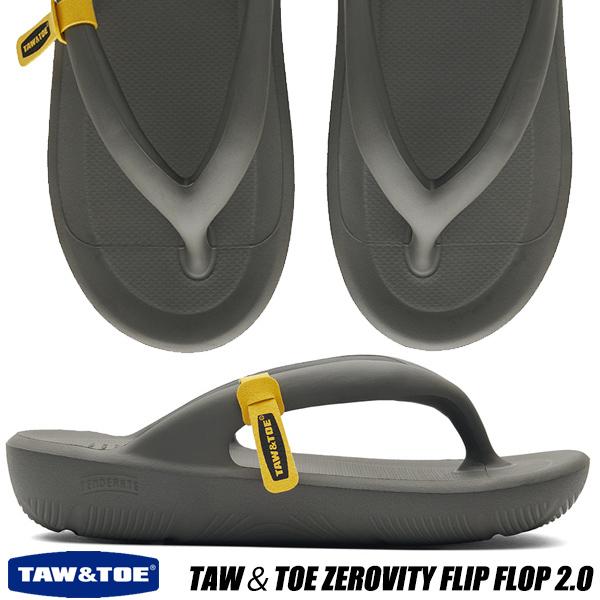TAW＆TOE（トーアンドトー） TAW＆TOE ZEROVITY FLIP FLOP 2.0