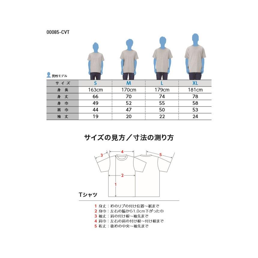 10cm サイズ表 100-160サイズ【カラー1】5.6oz ヘビーウエイト Tシャツ