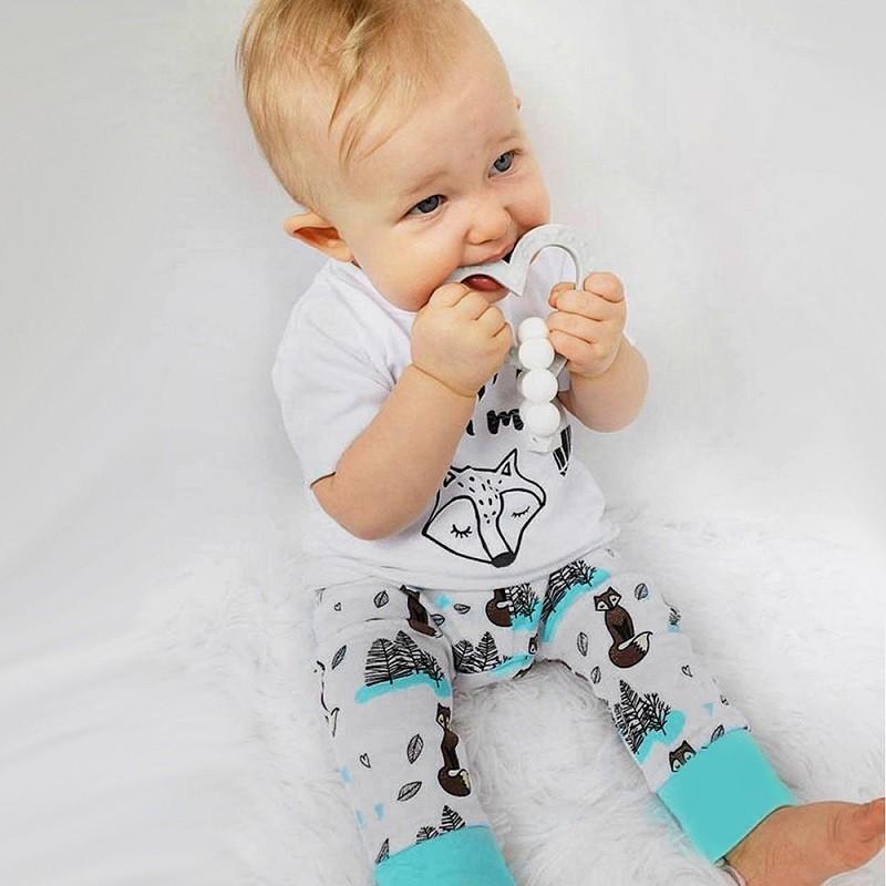 カジュアル サマーセットアップ きつね 男の子 ベビー服 子供服 洋服 T