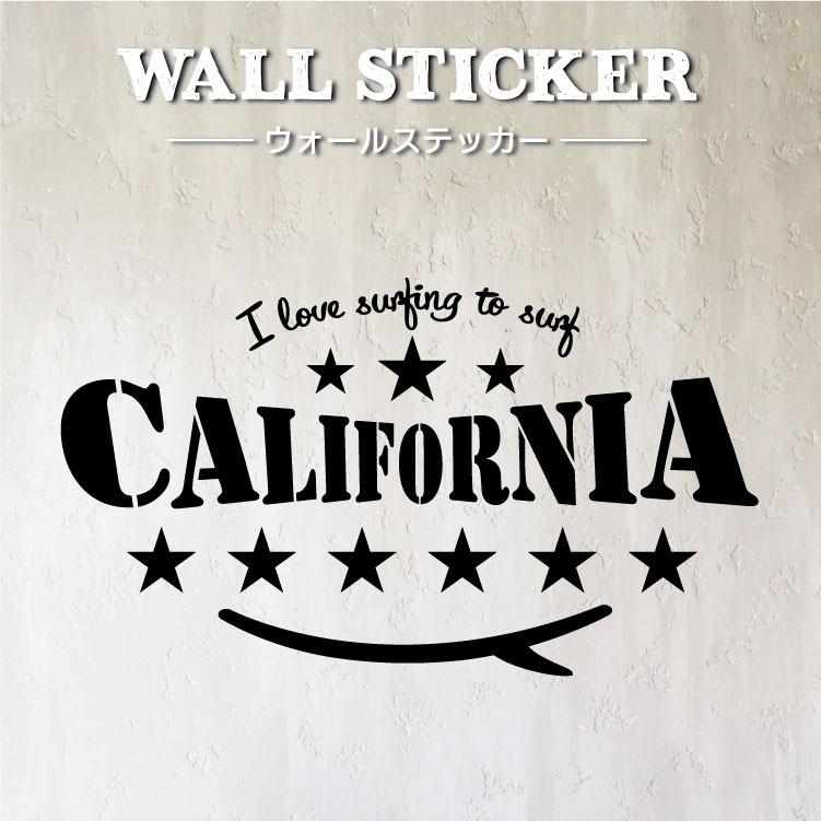 ウォールステッカー カリフォルニア・サーフボード : HiKARIYA - 通販 