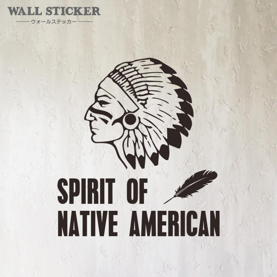 ウォールステッカー ネイティブアメリカン : HiKARIYA - 通販 - Yahoo