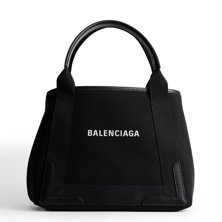 バレンシアガ ネイビーカバ S スモールサイズ トートバッグ キャンバス