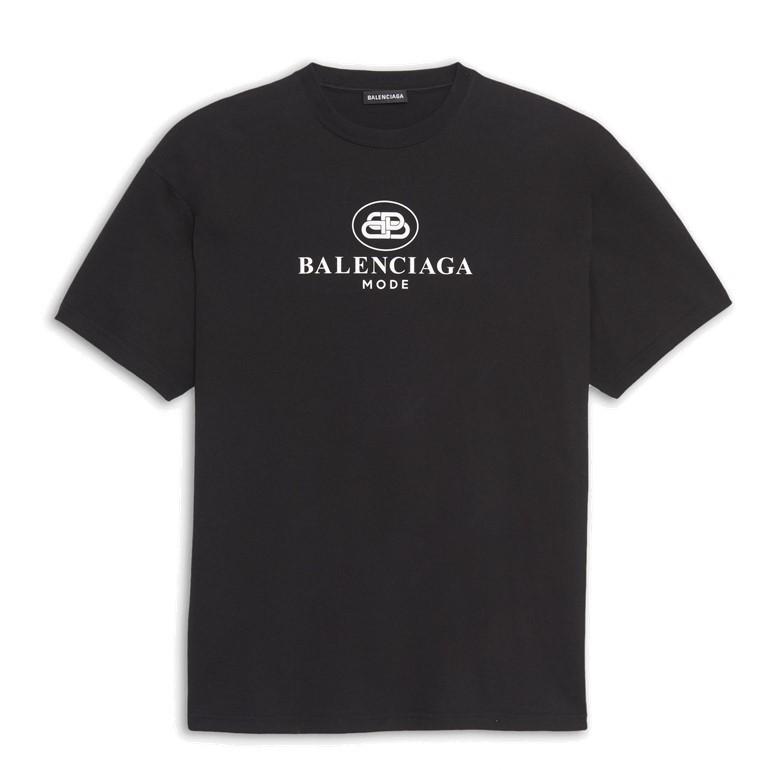 バレンシアガ BBモード メンズTシャツ クルーネック フロントロゴプリント ブラック 570803 TFV76 1000 BALENCIAGA  :BALENCIAGA-570803-TFV76-1000:リナーテ - 通販 - Yahoo!ショッピング