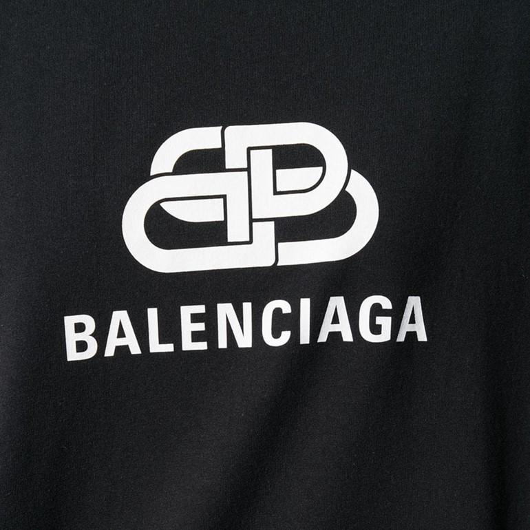 BALENCIAGA ロゴプリントオーバーサイズシャツ 白