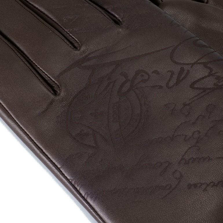 Berluti ベルルッティ スクリットレザーグローブ ホールマーク