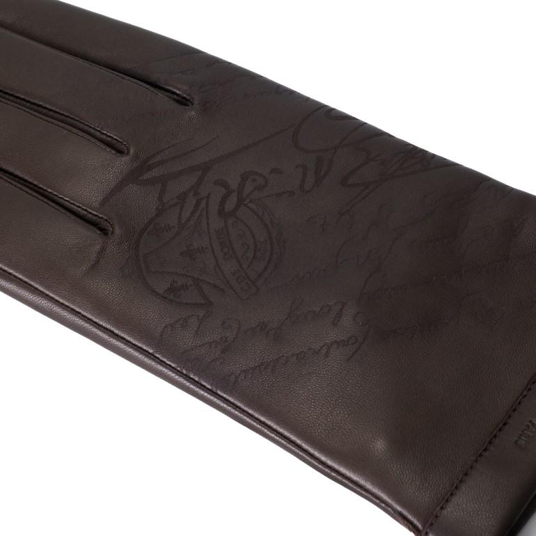 Berluti ベルルッティ スクリットレザーグローブ ホールマーク