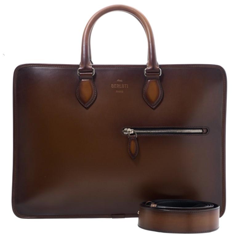 Berluti ベルルッティ ドゥジュール レザー ブリーフケース Berluti ベルルッティ ドゥジュール レザー ブリーフケース