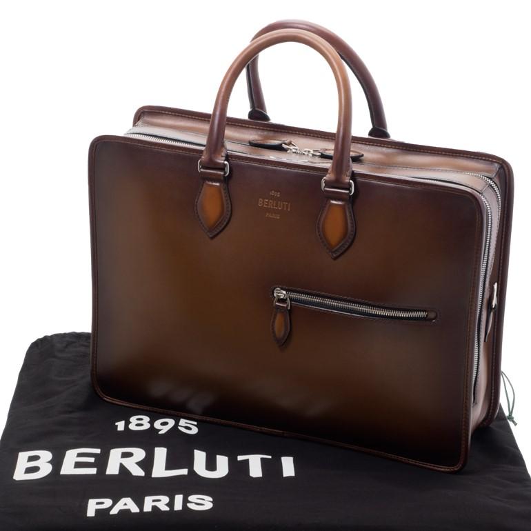 Berluti ベルルッティ ドゥジュール レザー ブリーフケース Berluti ベルルッティ ドゥジュール レザー ブリーフケース