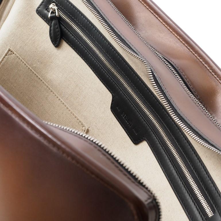 Berluti ベルルッティ ドゥジュール レザー ブリーフケース Berluti ベルルッティ ドゥジュール レザー ブリーフケース
