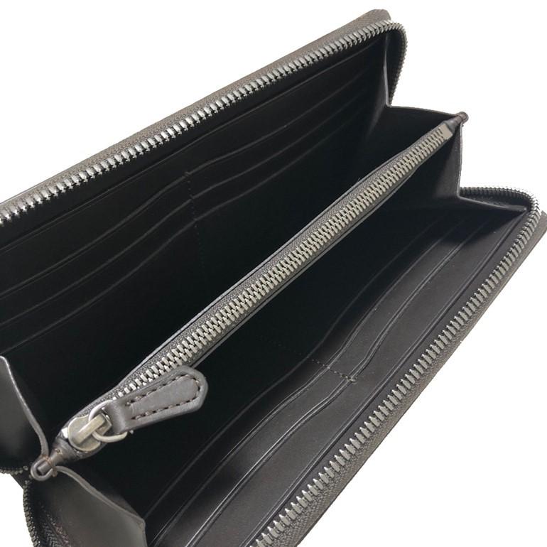 ベルルッティ イタウバ レザー ラウンドジップ長財布 カリグラフィー
