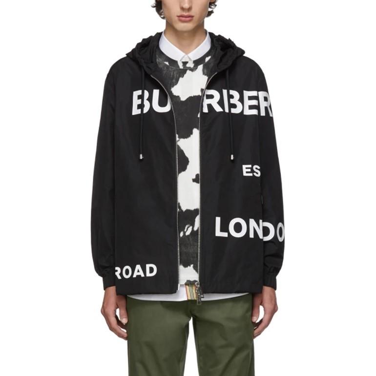 バーバリー ホースフェリー ライトフーデッド ジャケット-