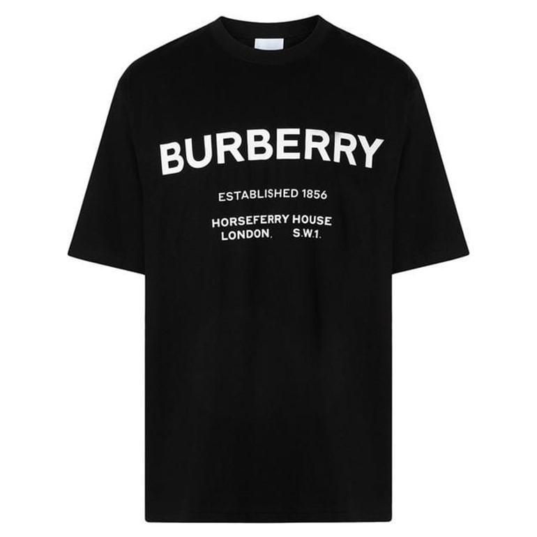 バーバリー ホースフェリープリント オーバーサイズ コットンTシャツ