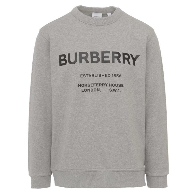 バーバリー ホースフェリープリント コットンスウェットシャツ メンズトップス トレーナー グレー 8017229 113837 A2142  BURBERRY :BURBERRY-8017229-113837-A2142:リナーテ - 通販 - Yahoo!ショッピング