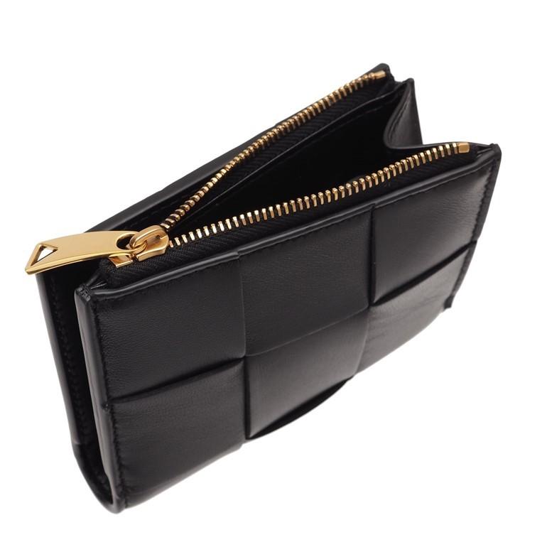 BOTTEGA VENETA イントレチャート二つ折りファスナーウォレット