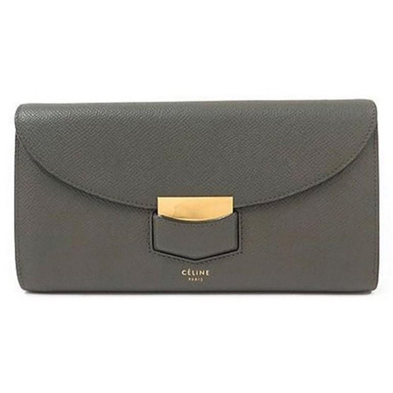 セリーヌ トロッター ラージ フラップマルチファンクション 長財布 