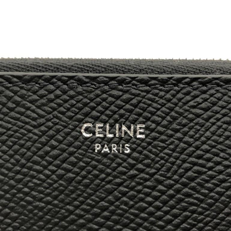 セリーヌ コンパクト ジップドウォレット ラウンドジップコインケース  