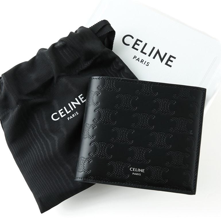 〔未使用品〕CELINE コインコンパートメント付きバイフォールドウォレット CELINE - CELINE コインコンパートメント付きバイフォールド