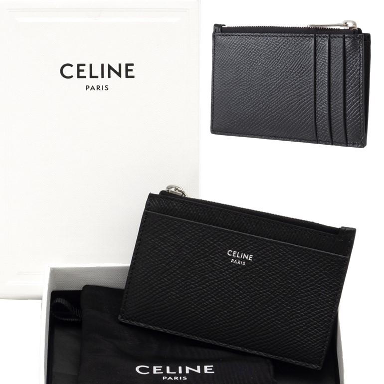 セリーヌ ジップ付きカードホルダー グレインドカーフスキン マルチウォレット カードスロット付きジップポーチ ブラック 10F99 3BEL 38SI  CELINE :CELINE-10F99-3BEL-38SI:リナーテ - 通販 - Yahoo!ショッピング
