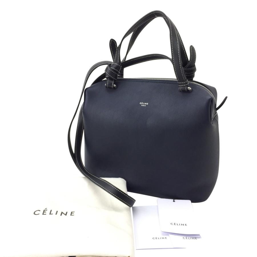 セリーヌ ソフトキューブ 2wayバック soft cube Navy Blue