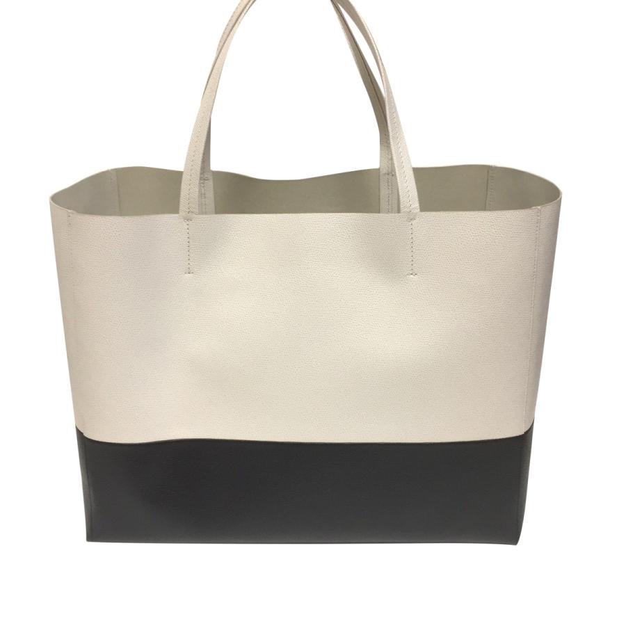 セリーヌ バイカラー トートバッグ ホリゾンタルカバ CREAM 169263 XBB