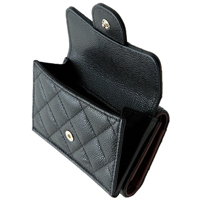 CHANEL シャネル クラシック スモール フラップ ウォレット 三 CHANEL シャネル クラシック スモール フラップ ウォレット 三