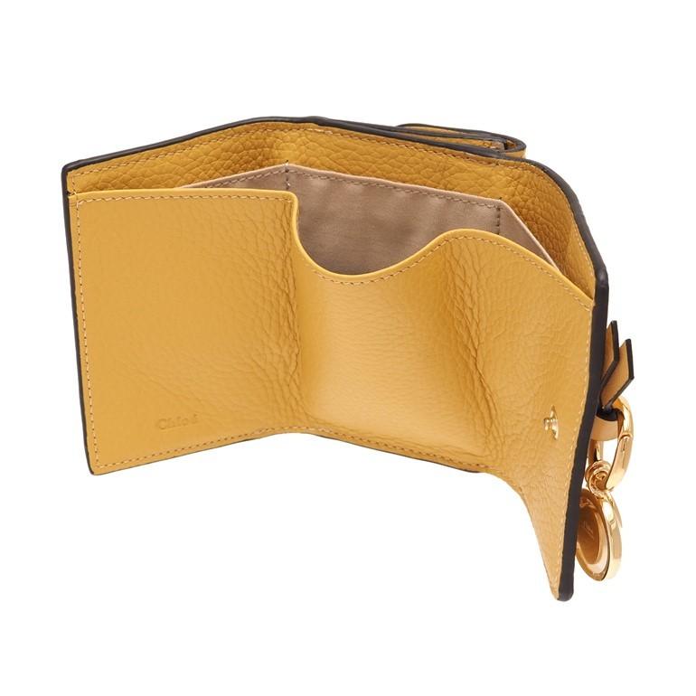 クロエ 三つ折りミニ財布 アルファベット ミニトリフォールド  