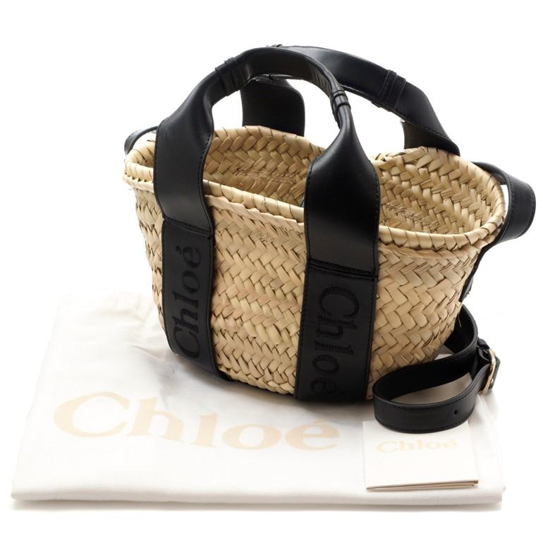 Chloé ロゴ入りかごバッグ Chloe クロエ ロゴストラップ カゴバッグ 関税送料込 大人もOK