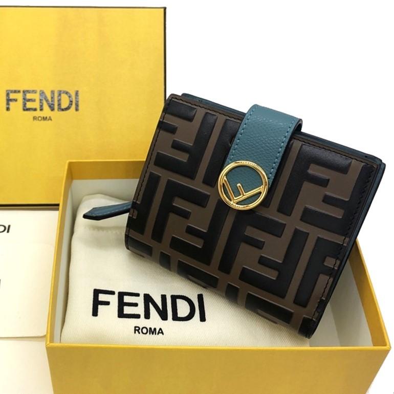 フェンディ 折財布 エフイズフェンディ ダブルエフ ジップコインケース付き二つ折り財布 ダブルF ブルーグリーン 8M0386 A6CB F180E FENDI :FENDI-8M0386-A6CB-F180E:リナーテ - 通販 - Yahoo!ショッピング