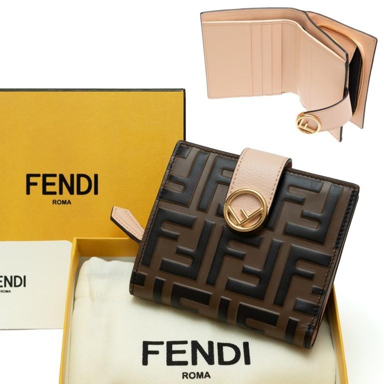 フェンディ FF折財布 エフイズフェンディ ダブルF ジップコインケース