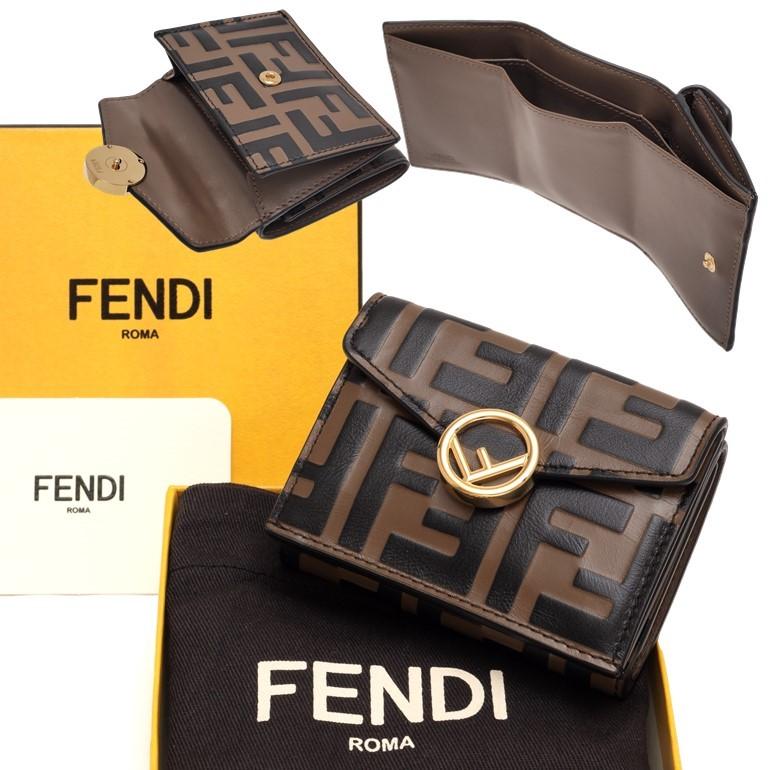 フェンディ ダブルF エフイズフェンディ 三つ折りミニ財布 ミニ フェンディ ダブルF エフイズフェンディ 三つ折りミニ財布 ミニ