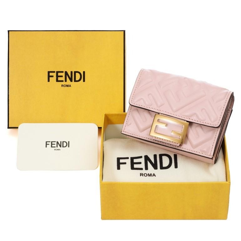 フェンディ ダブルF エフイズフェンディ 三つ折りミニ財布 ミニ フェンディ ダブルF エフイズフェンディ 三つ折りミニ財布 ミニ