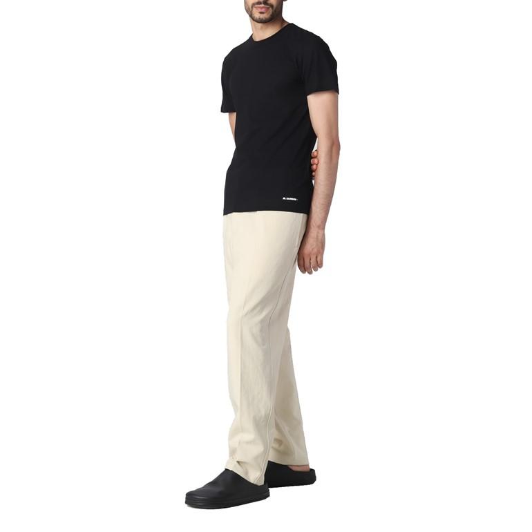 JIL SANDER ジルサンダー 裾JIL SANDER+ロゴ 薄手メンズTシャツ