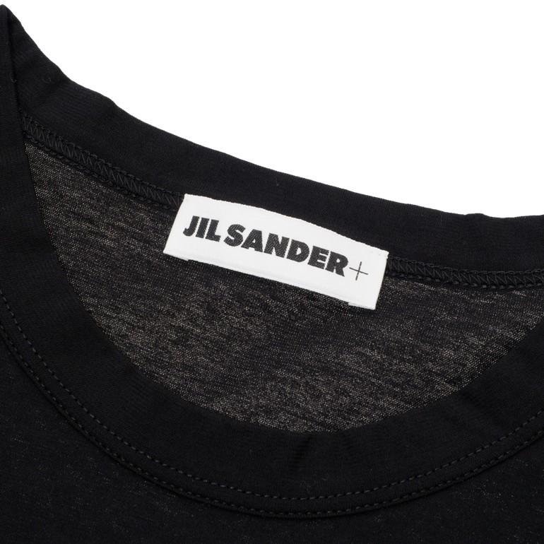 JIL SANDER ジルサンダー 裾JIL SANDER+ロゴ 薄手メンズTシャツ