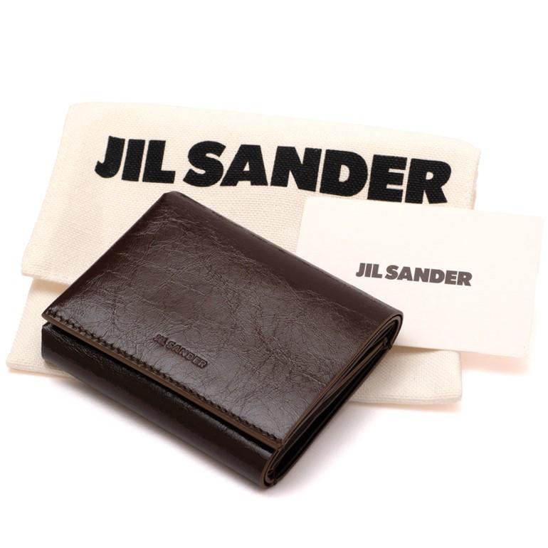 ジルサンダー オリガミウォレット 三つ折り財布 エンボスロゴ
