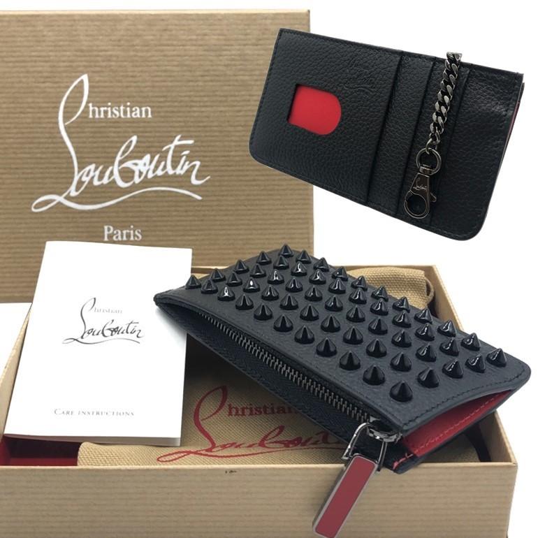 ルブタン キーリング付きカードホルダー カードケース コインケース スリムポーチ キーケース スクエアチャーム Cm53 Christian Louboutin Lbt Cm53 リナーテ 通販 Yahoo ショッピング