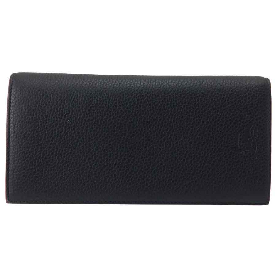 クリスチャンルブタン 長財布 M NAXOS WALLET CALF EM/SPIKES black 