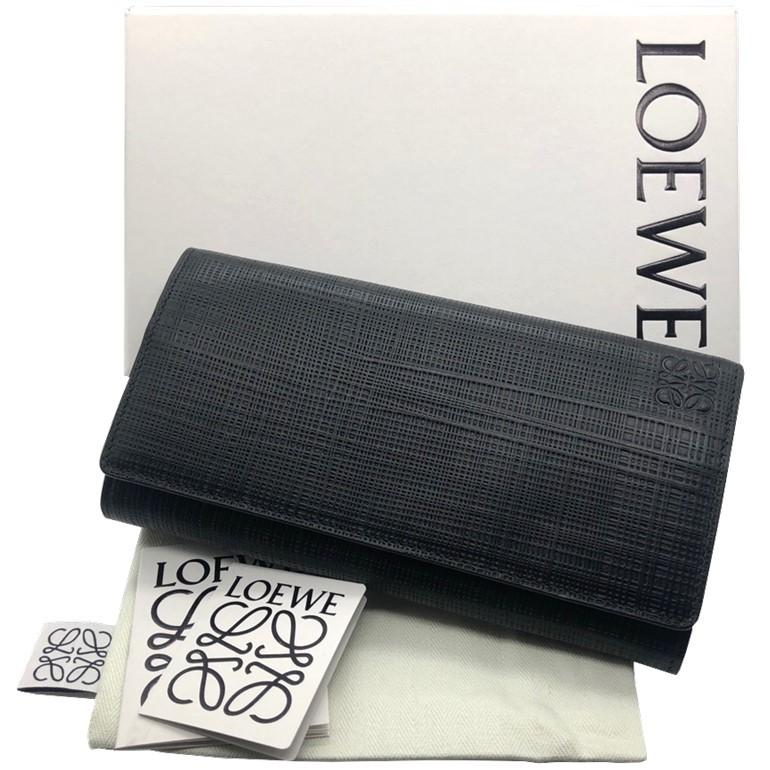 ロエベ コンチネンタルウォレット フラップ長財布 テクスチャード ロエベ コンチネンタルウォレット フラップ長財布 テクスチャード