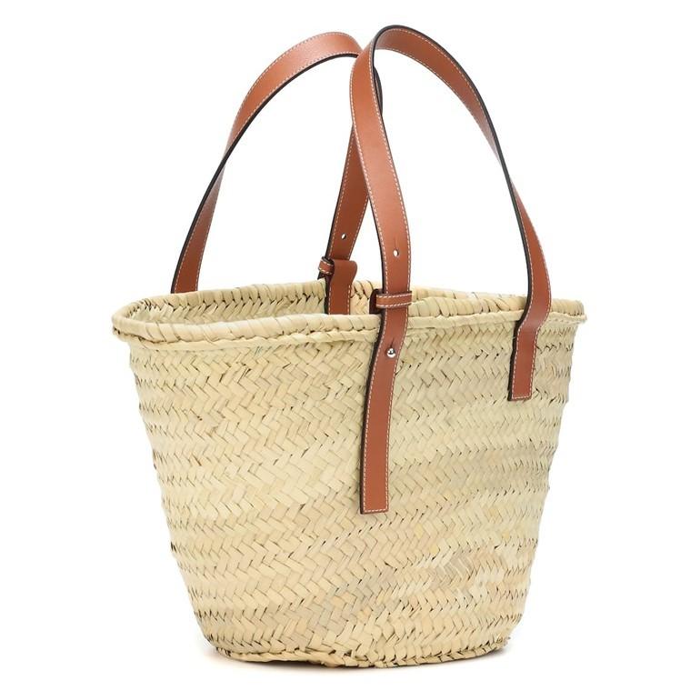 LOEWE（ロエベ）カゴバック ナチュラル/タン M