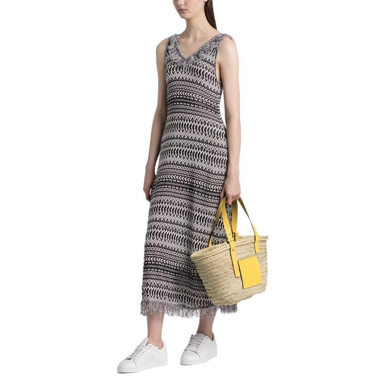 ロエベ バスケットバッグ M ミディアムサイズ かごバッグ ヤシの葉  