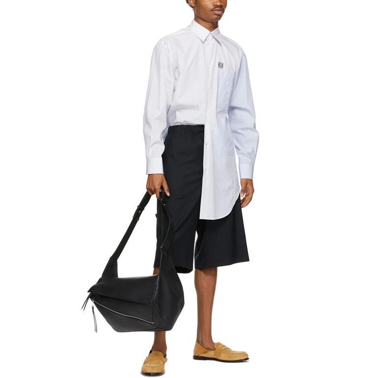 ロエベ パズルバッグ バムバッグ ラージ スムースカーフ フロント  