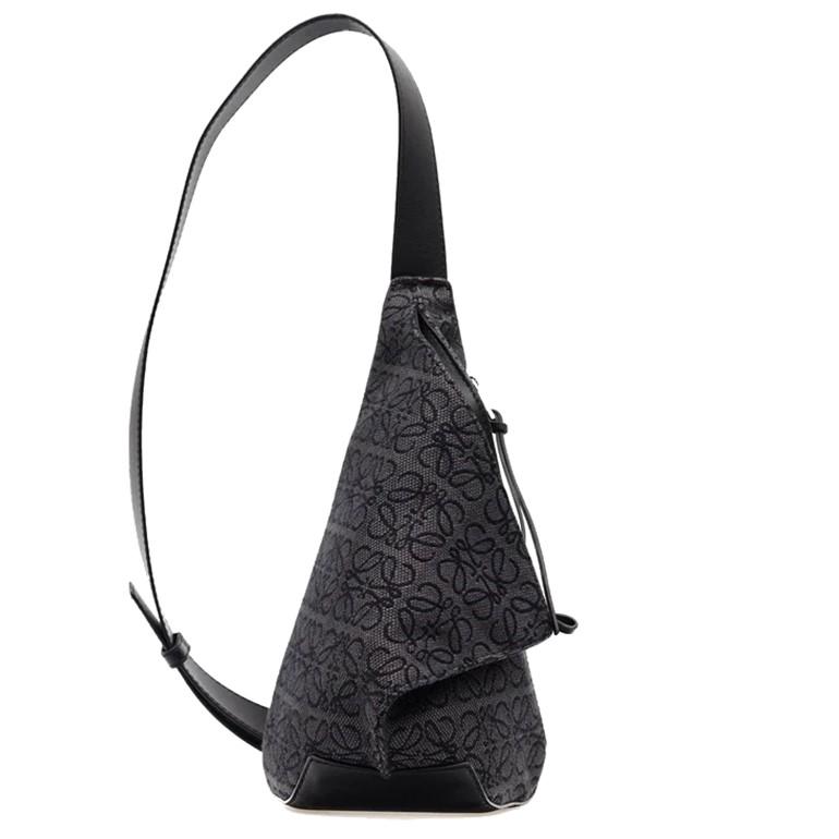 ロエベ アントンスリング アナグラムジャカード&カーフ ボディバッグ  